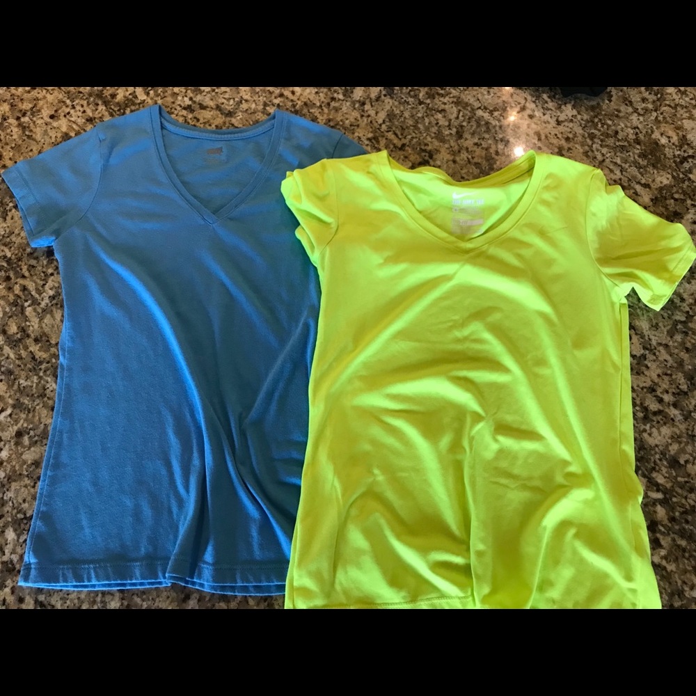 Two workout shirts